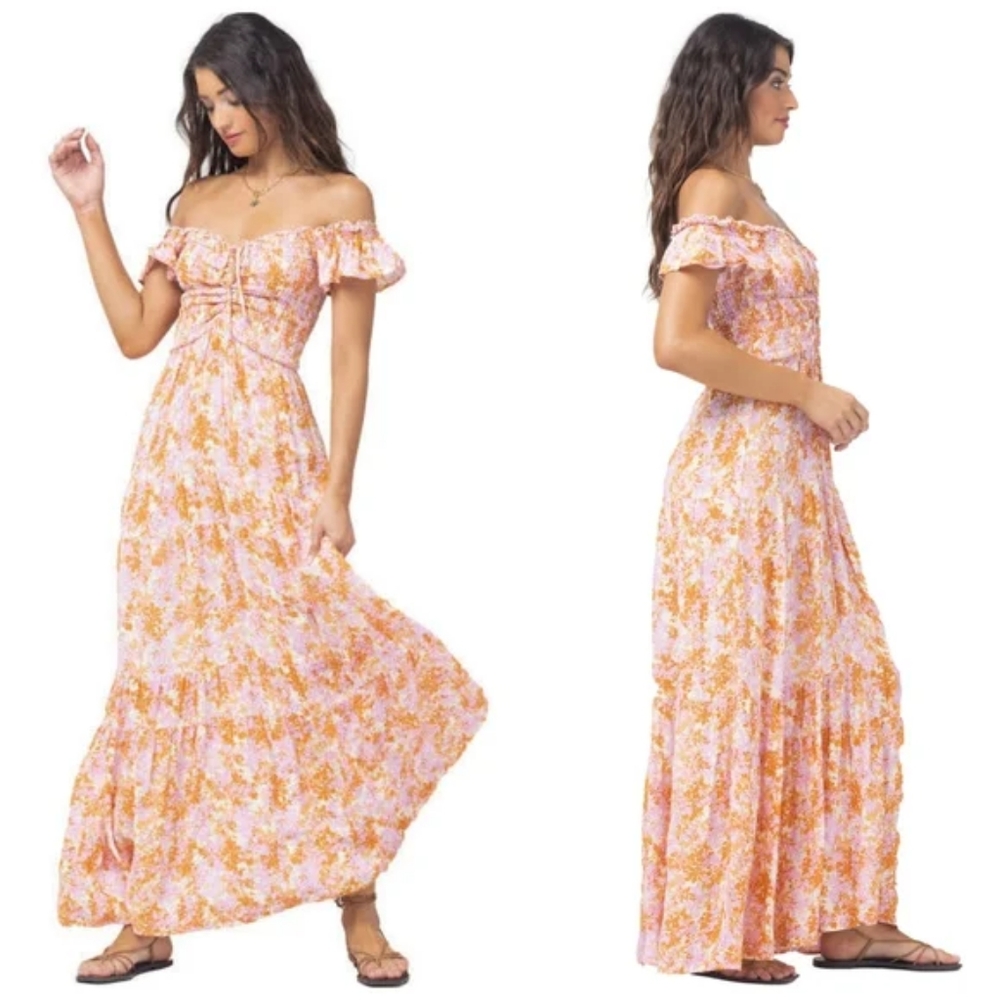 L*Space Lucia Smocked Maxi Dress - Picture 7 of 9